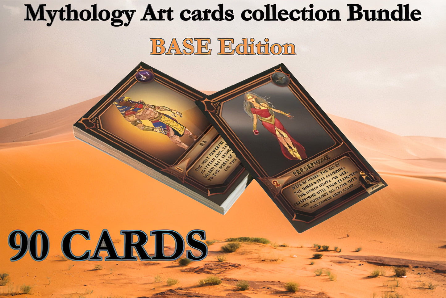 Mythology Art cards collection Bundle