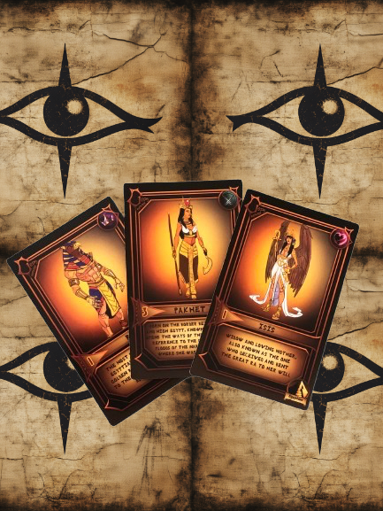 Egyptian Gods card collection