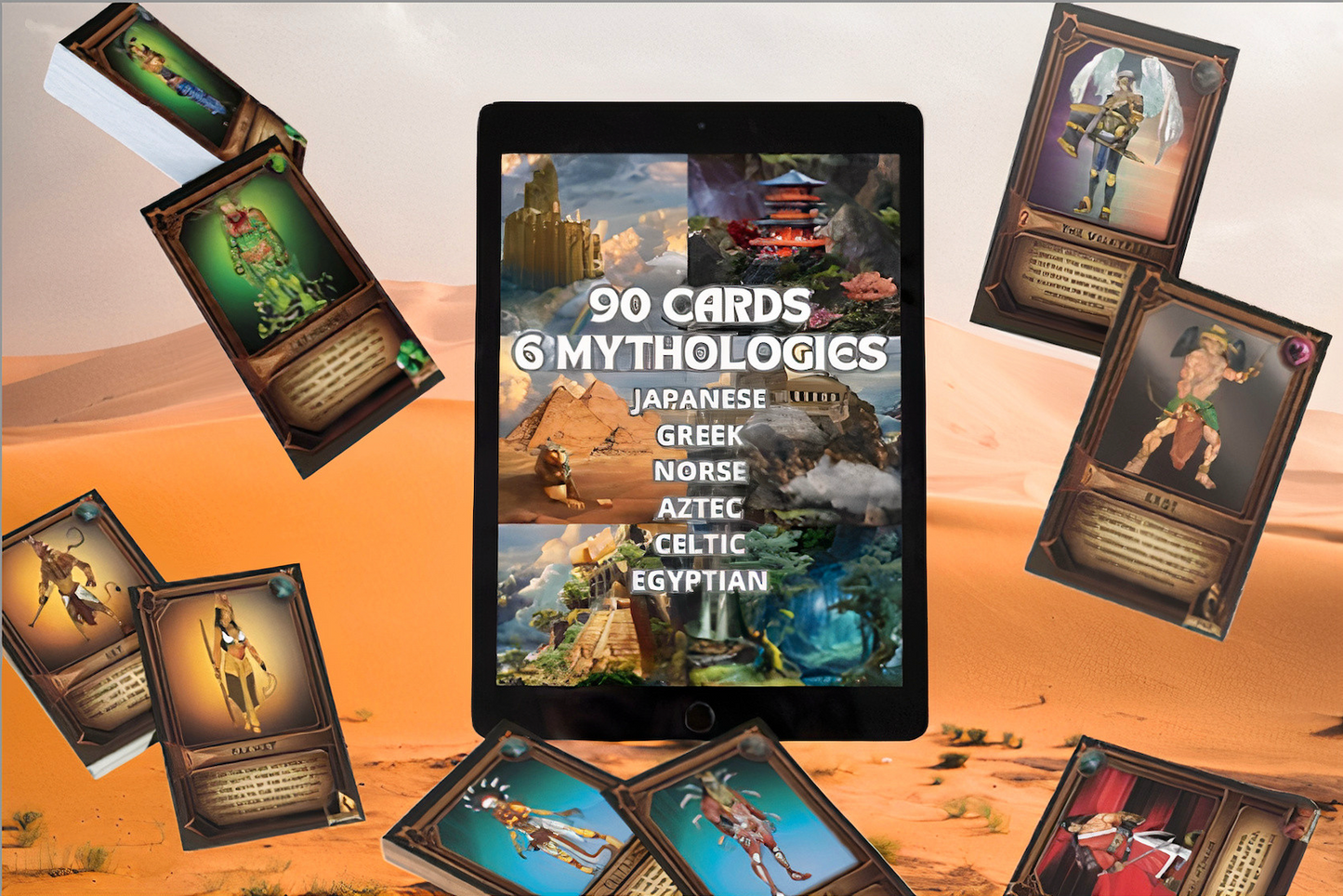 Mythology Art cards collection Bundle