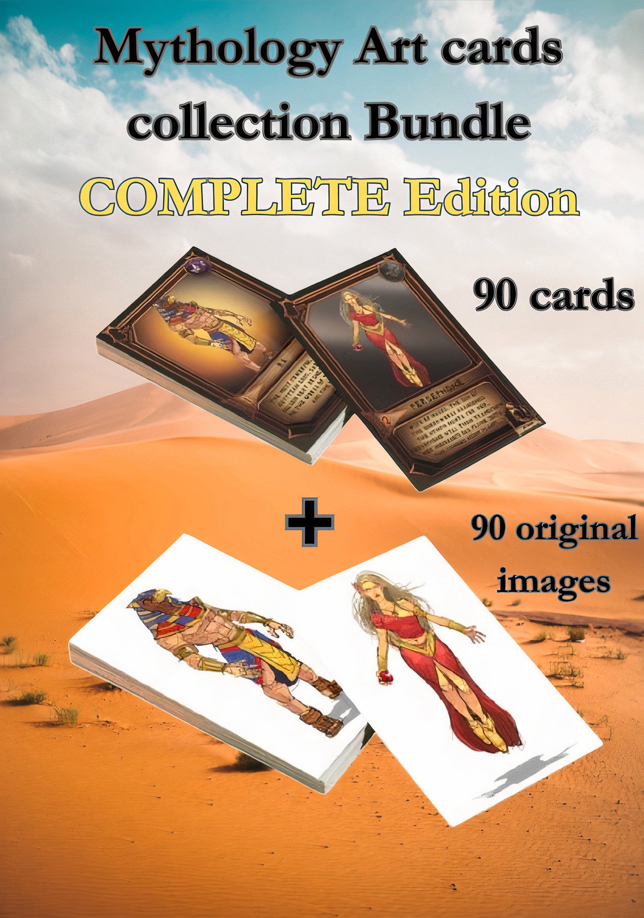 Mythology Art cards collection Bundle