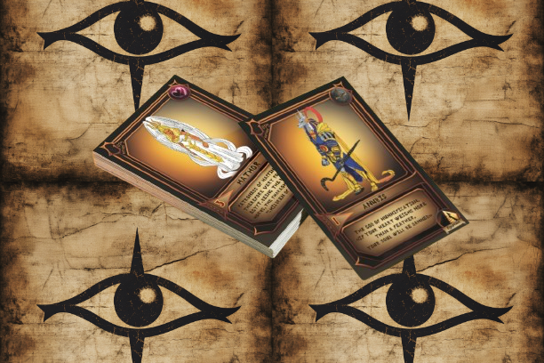 Egyptian Gods card collection